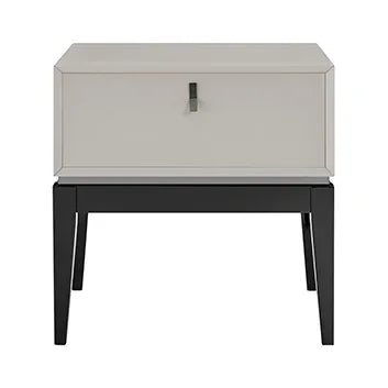 Pasadena 1 Drawer End Table - Flannel Grey
