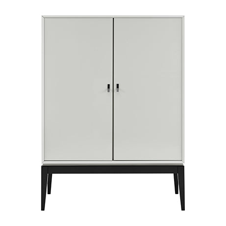 Pasadena 2 Door Drinks Cabinet - Cool Grey