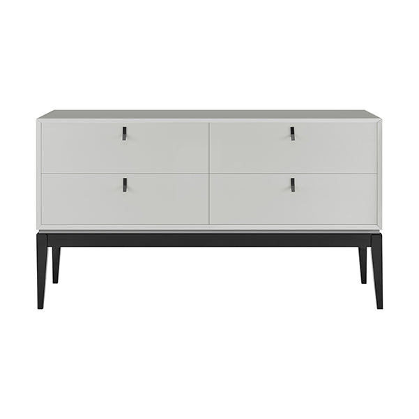 Pasadena Chest of 4 Drawers - Cool Grey