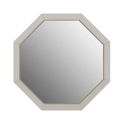 Pasadena LED Hexagon Mirror - Flannel Grey