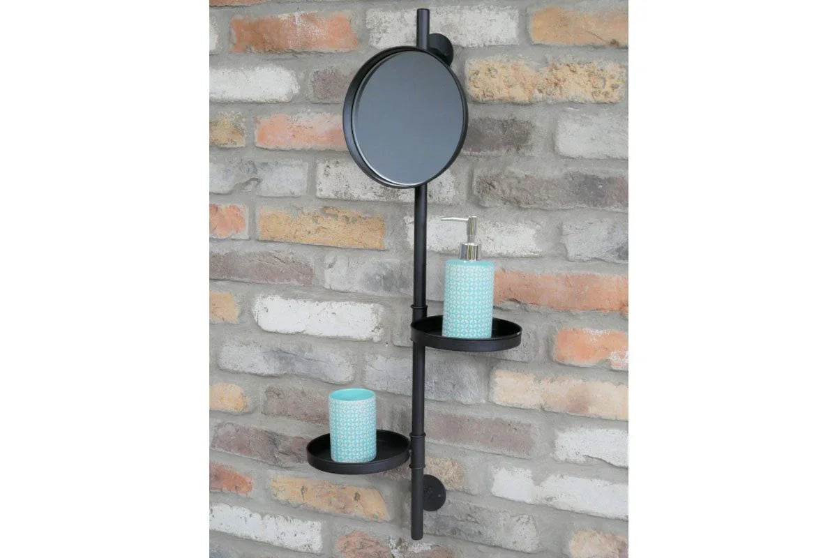 Utility Mirror And Shelves