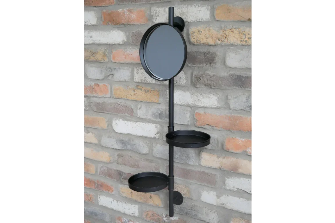 Utility Mirror And Shelves - 6850