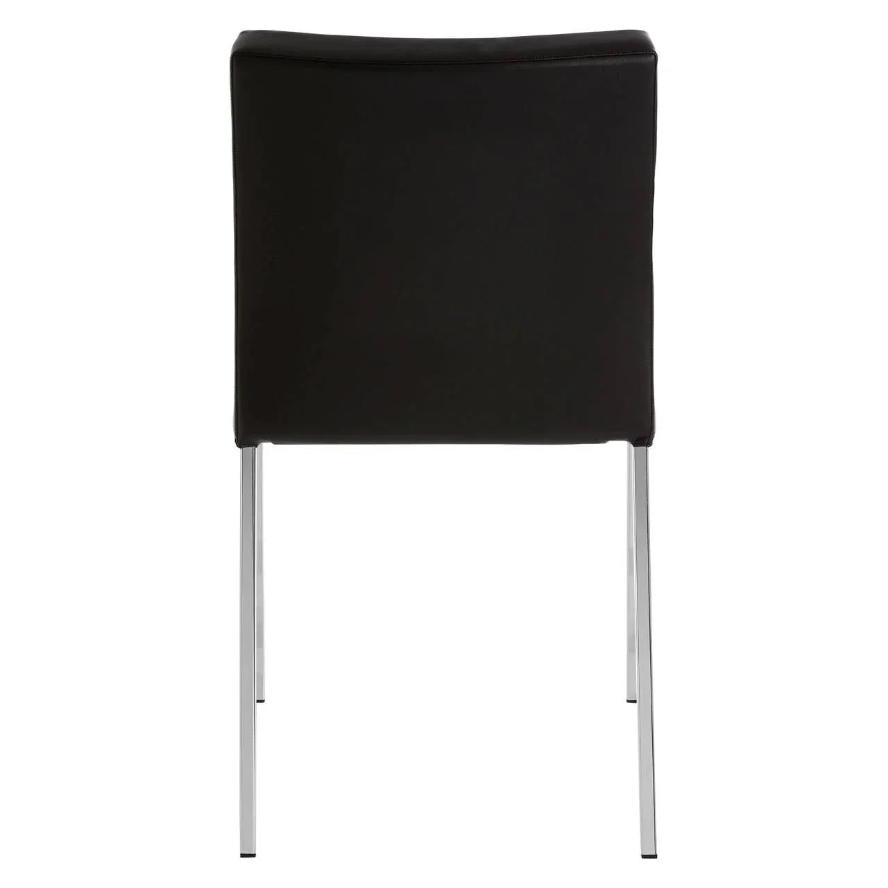 Chic Black Leather Chairs