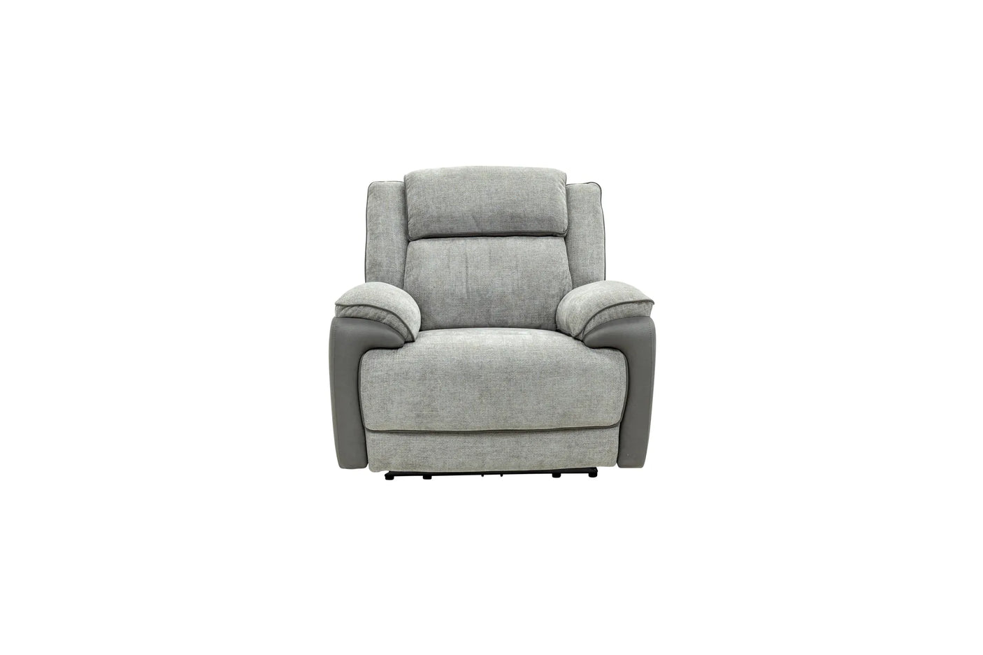 Marley Fabric Electric Armchair Recliner - Grey Mix