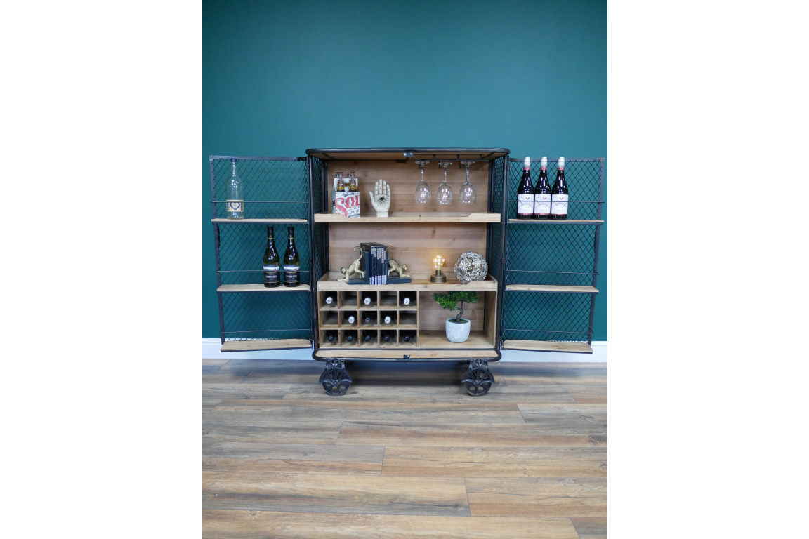 Industrial Bar Cabinet - 7475