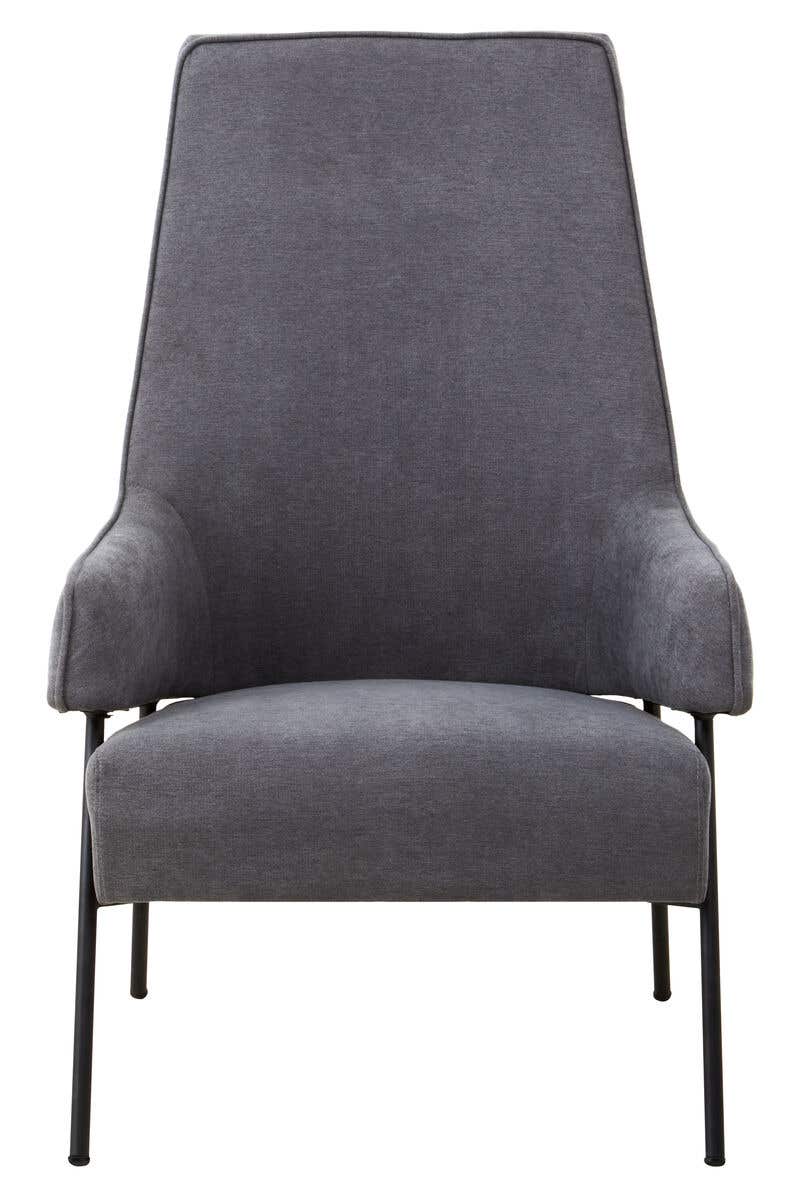 Luxe Ash Velvet Armchair