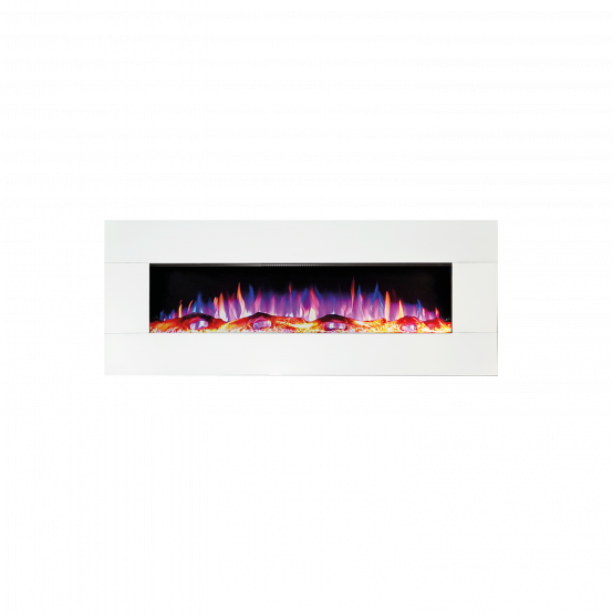 Ezee Glow Zara 50" White Electric Fire