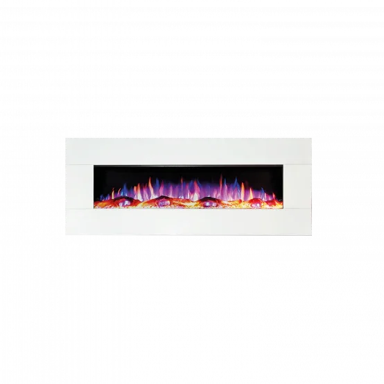 Ezee Glow Zara 50" White Electric Fire