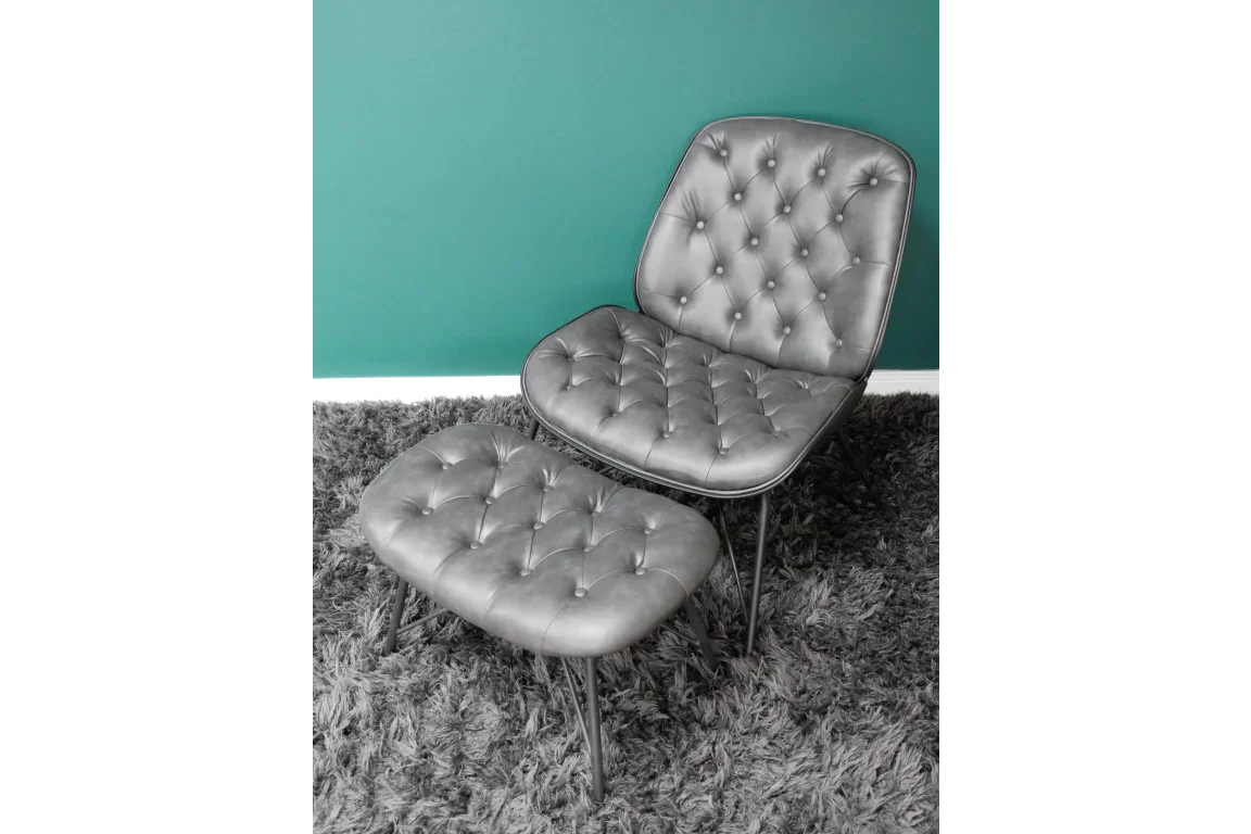 Lazy Chair & Foot Stool - 8004