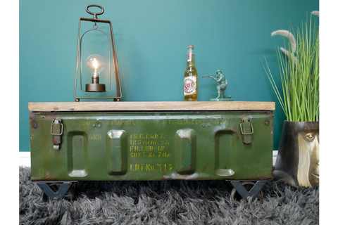 Military Coffee / Side Table - 8094