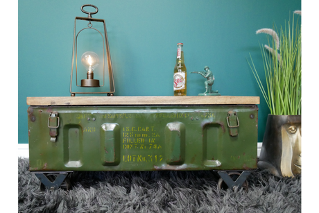 Military Coffee / Side Table - 8094