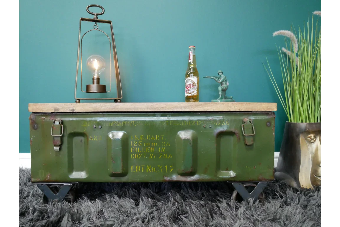 Military Coffee / Side Table - 8094