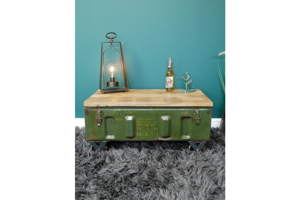 Military Coffee / Side Table - 8094