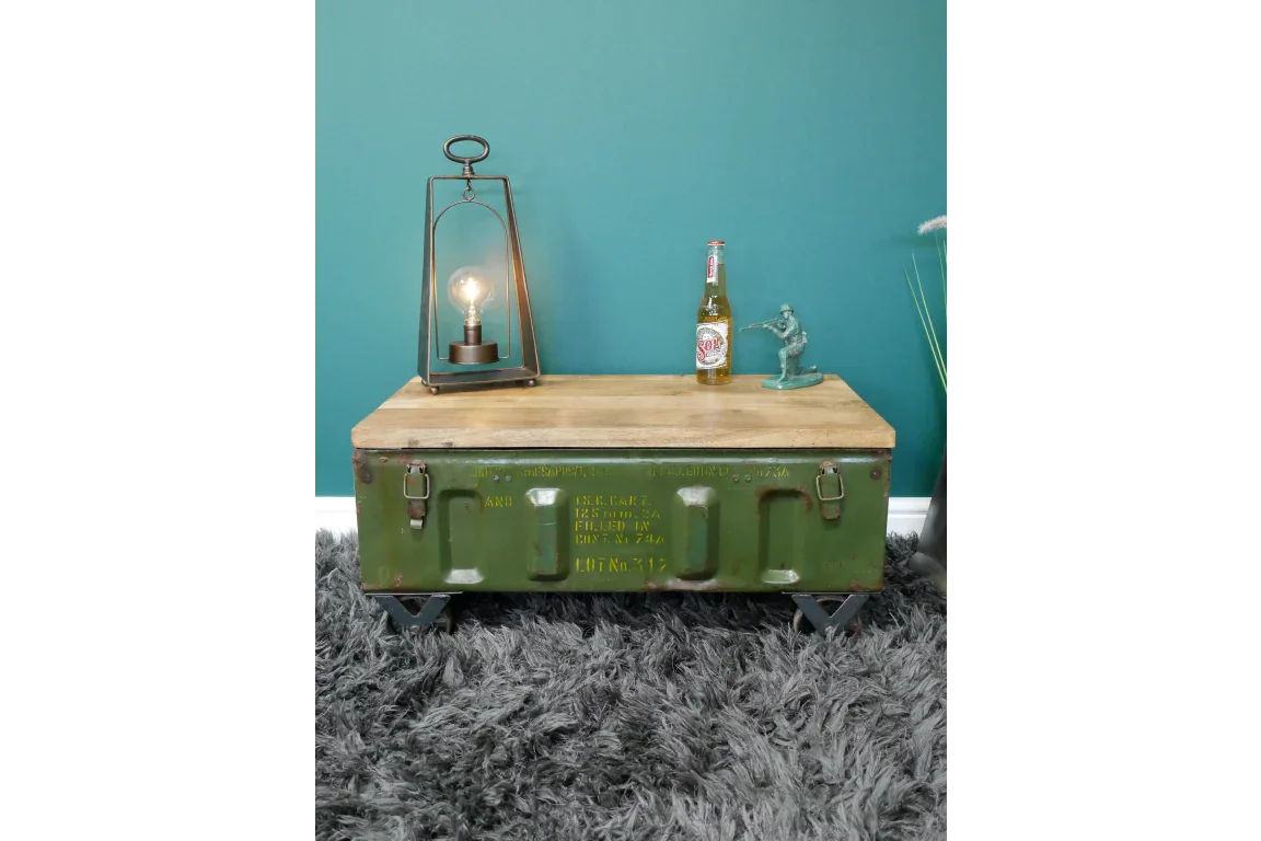 Military Coffee / Side Table - 8094