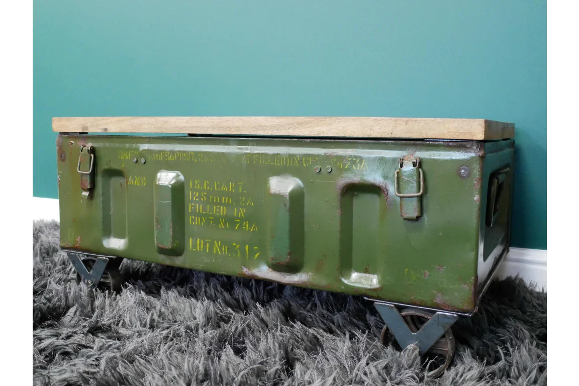 Military Coffee / Side Table - 8094