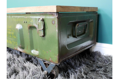 Military Coffee / Side Table - 8094