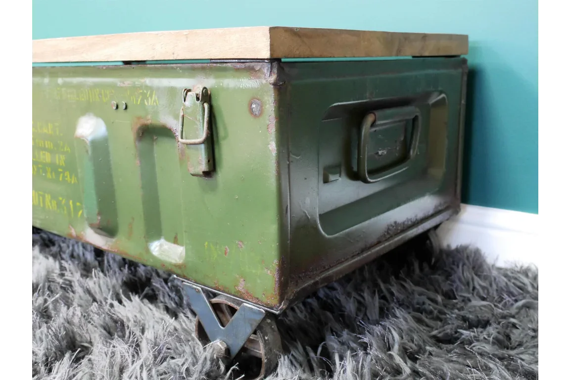 Military Coffee / Side Table - 8094