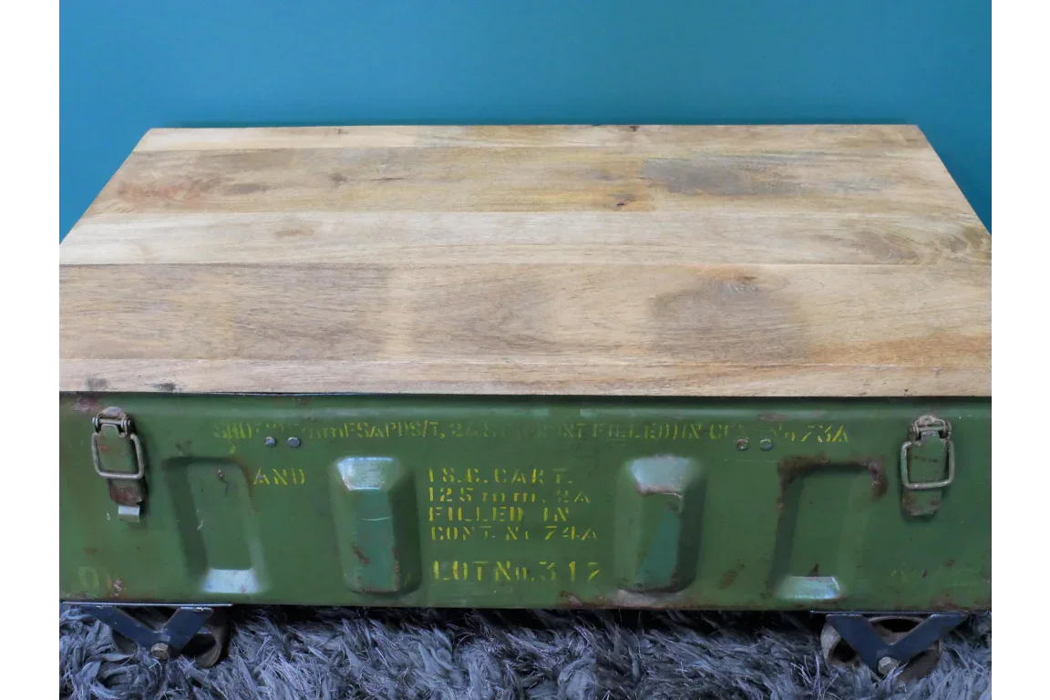 Military Coffee / Side Table - 8094