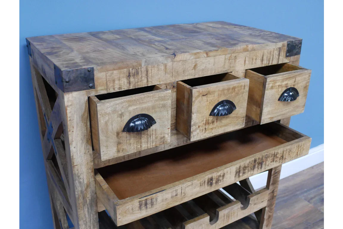 Industrial Wine Cabinet - 8152