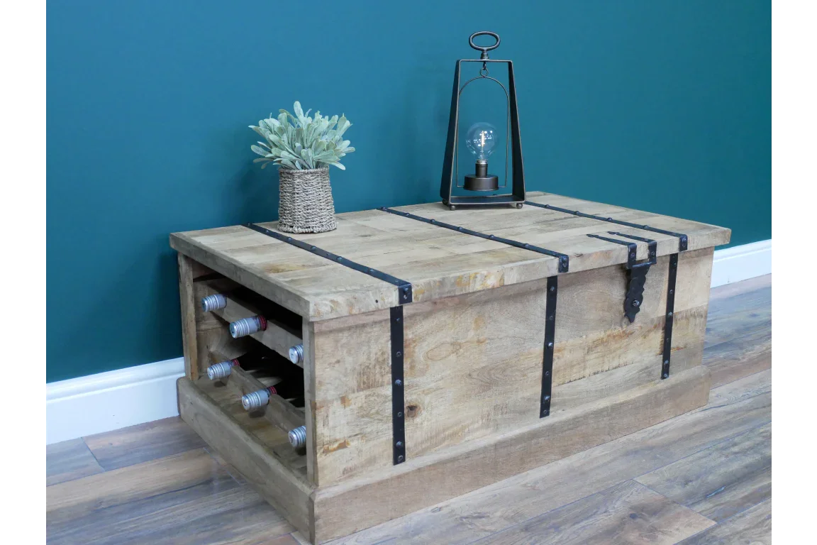 Trunk With Wine Bottle Storage - 8163