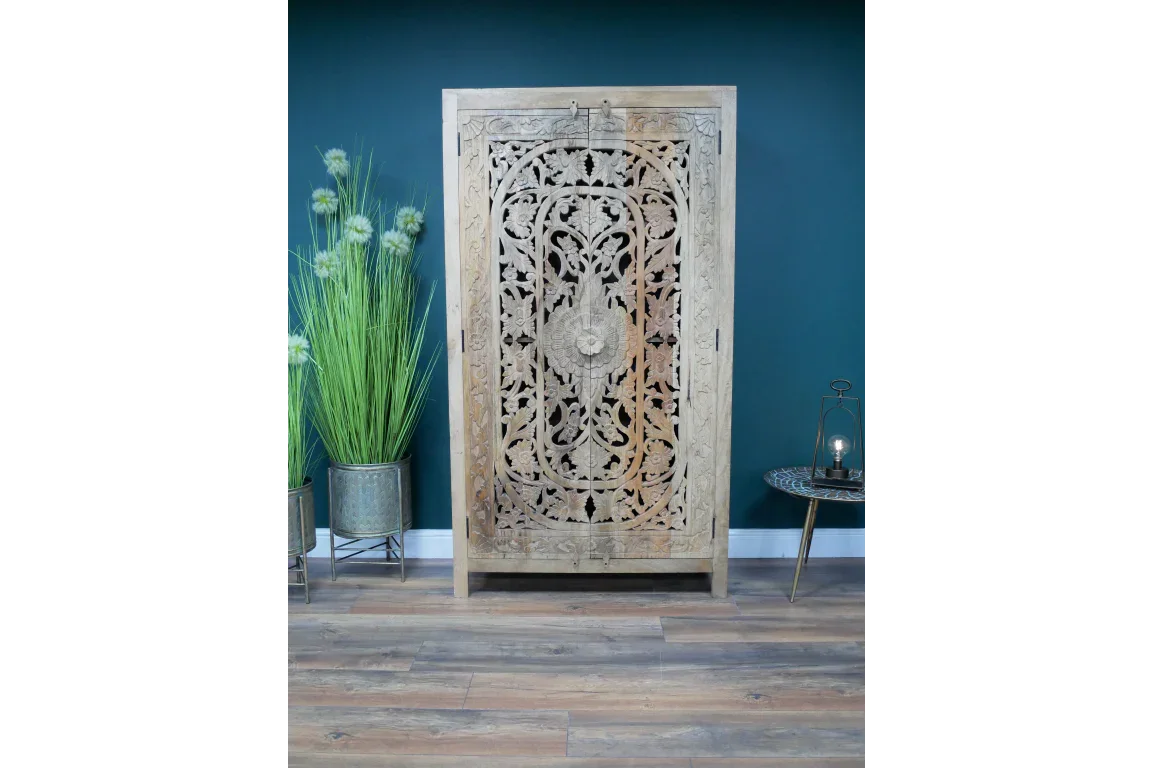 Large Carved Cabinet - 8168
