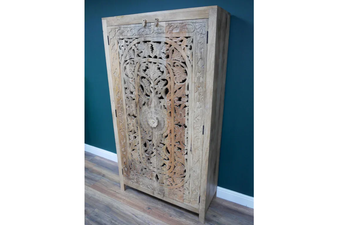 Large Carved Cabinet - 8168