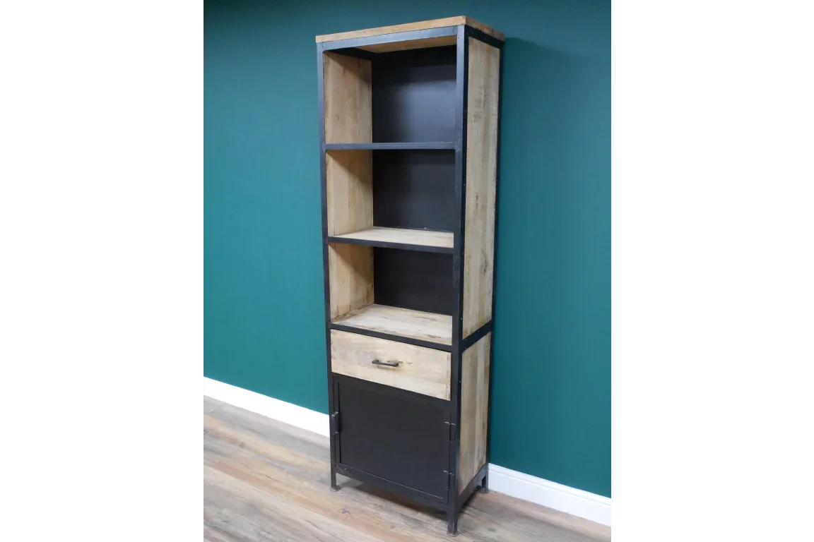 Large Industrial Bookcase / Shelves - 8181