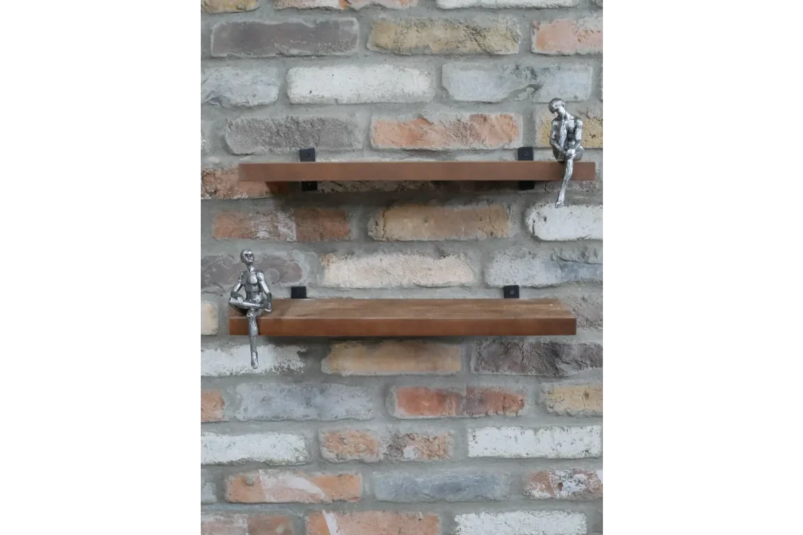 Set Of 2 Shelves With Shelf Sitter - 8257