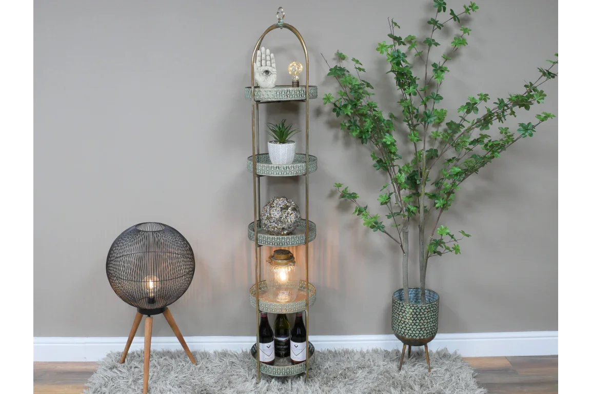 Moroccan Style 5 Tier Shelves - 8526