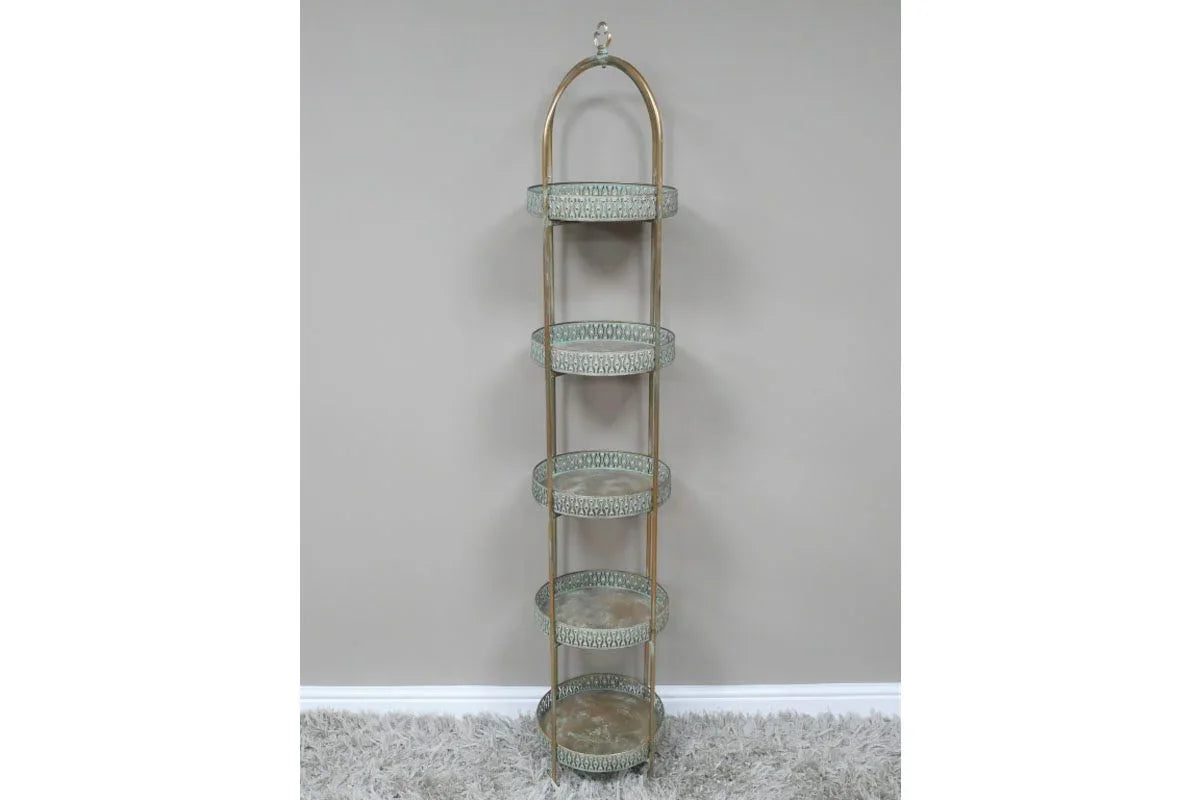 Moroccan Style 5 Tier Shelves