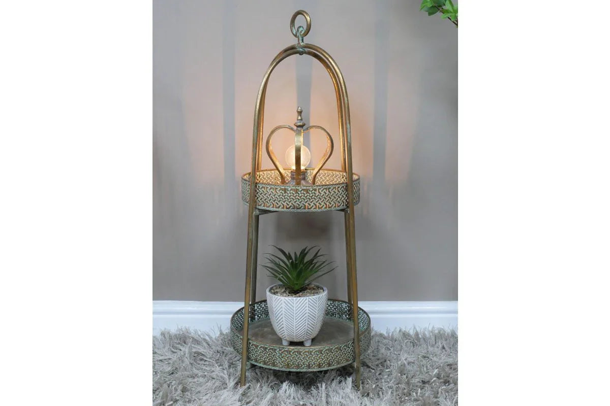 Moroccan Style 2 Tier Shelves