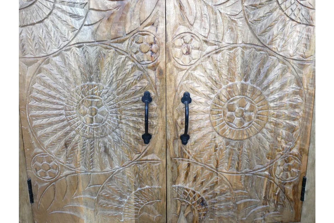 Carved Cabinet - 8976