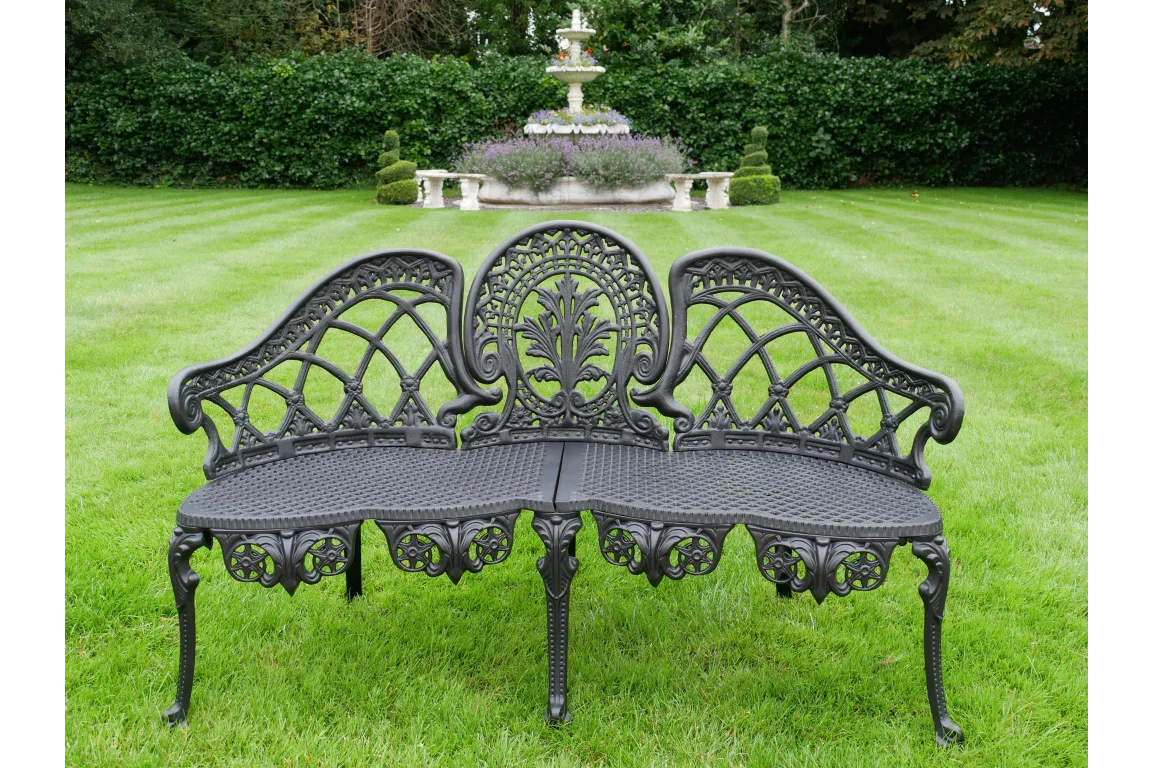 Aluminium Bench - Black Finish - 9291