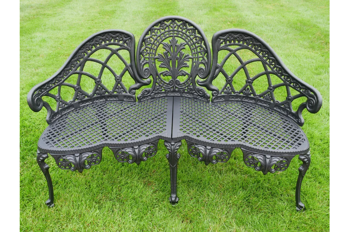 Aluminium Bench - Black Finish - 9291