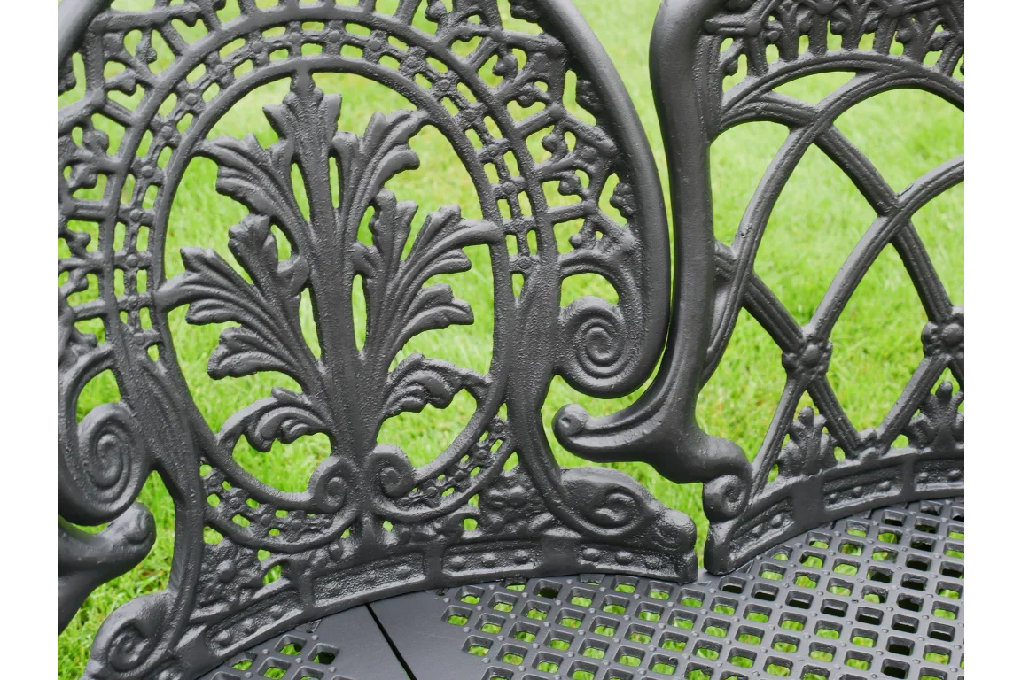 Aluminium Bench - Black Finish - 9291