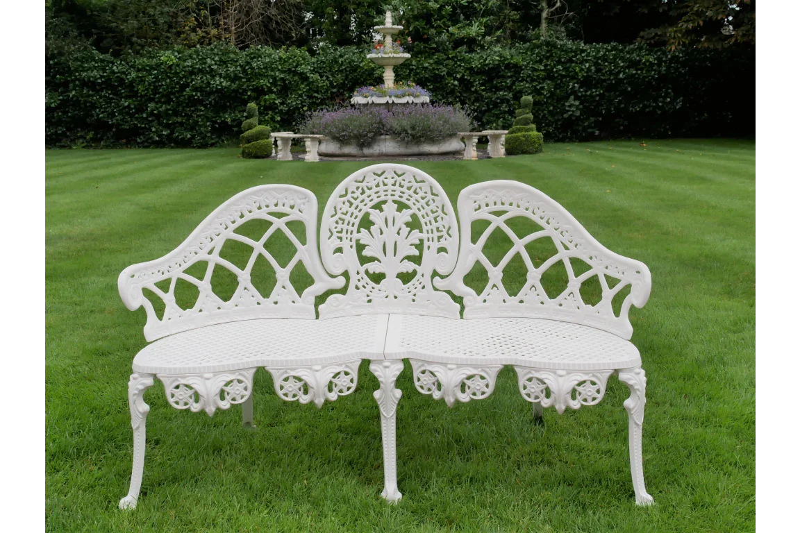 Aluminium Bench - White Finish - 9292