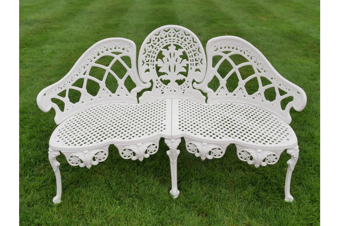 Aluminium Bench - White Finish - 9292