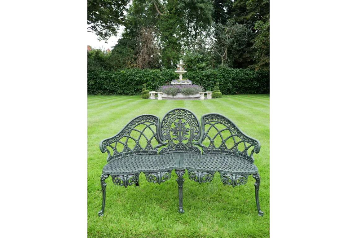 Aluminium Bench - Green Finish - 9293