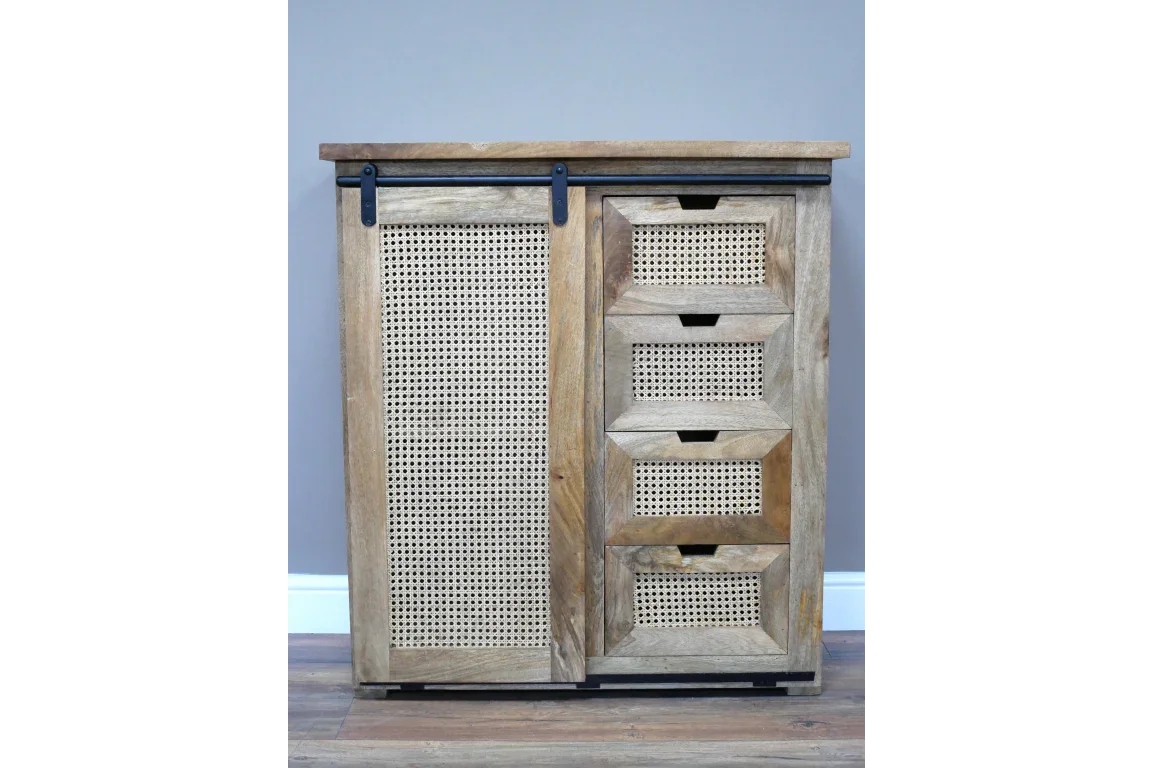 Rattan Storage Cabinet - 9711