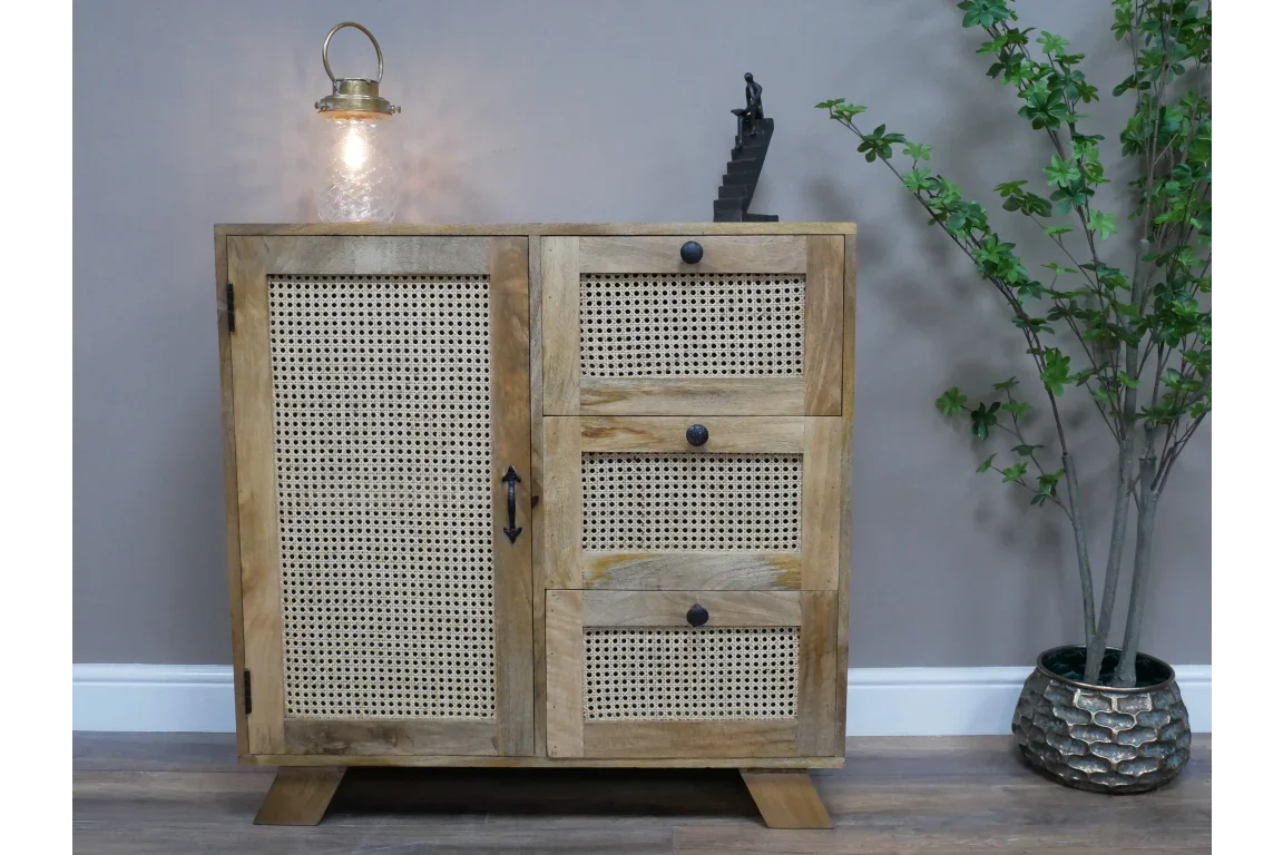 Rattan Storage Cabinet - 9718