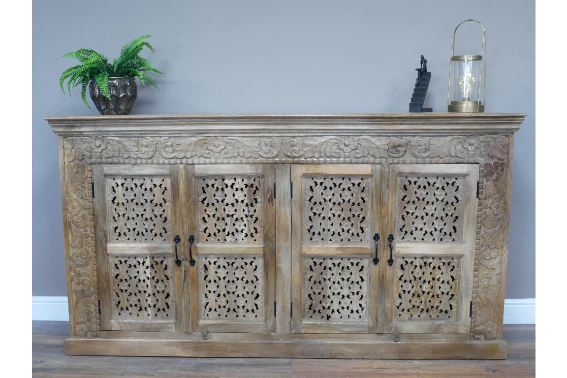 Large Carved Sideboard - 9726