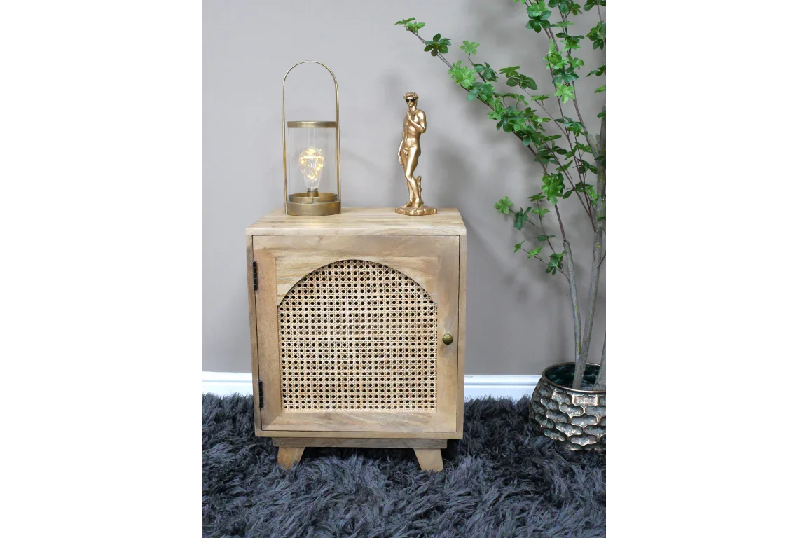 1 Door Rattan Bedside - 9766