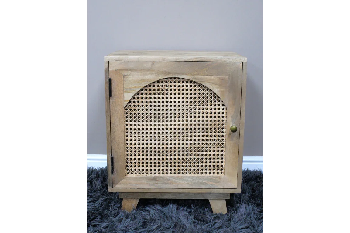 1 Door Rattan Bedside - 9766