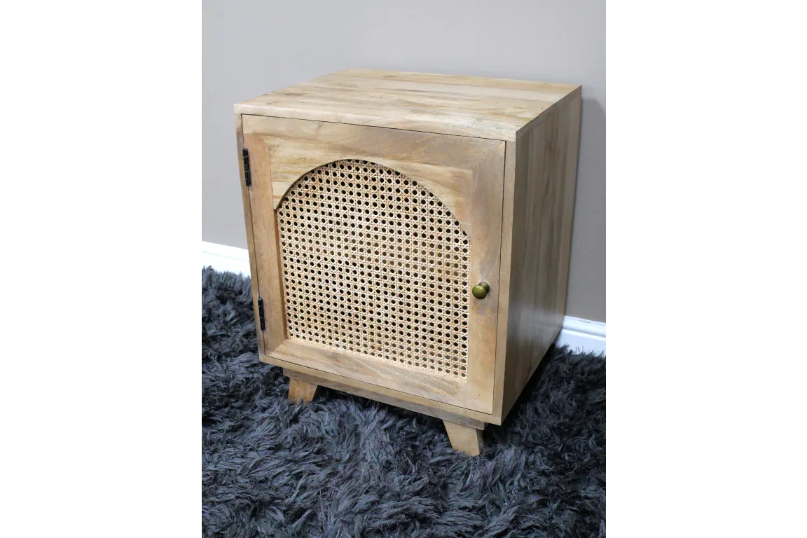 1 Door Rattan Bedside - 9766