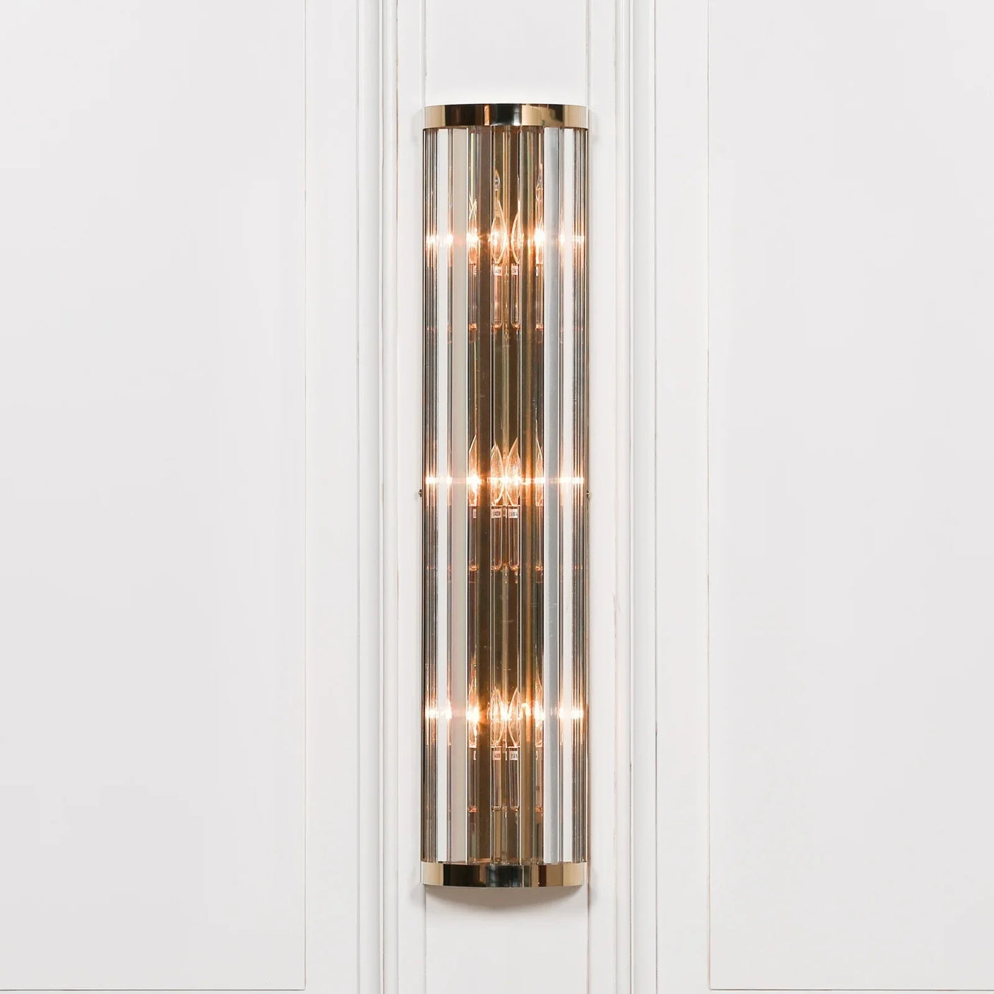 Gold Deco Wall Light 71cm