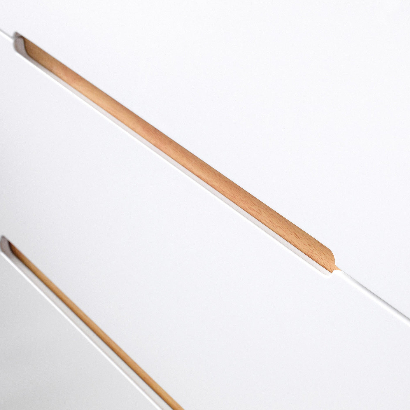 Alicia 3 Drawer Chest - White - ALI202