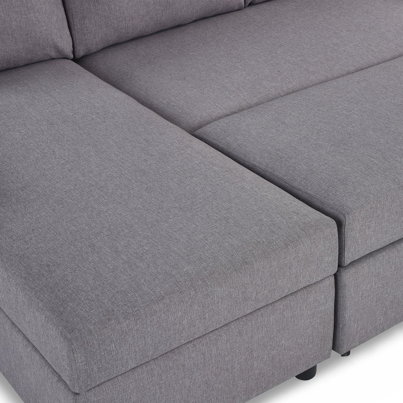 Angel Sofabed with Storage - Light Grey - ANG001