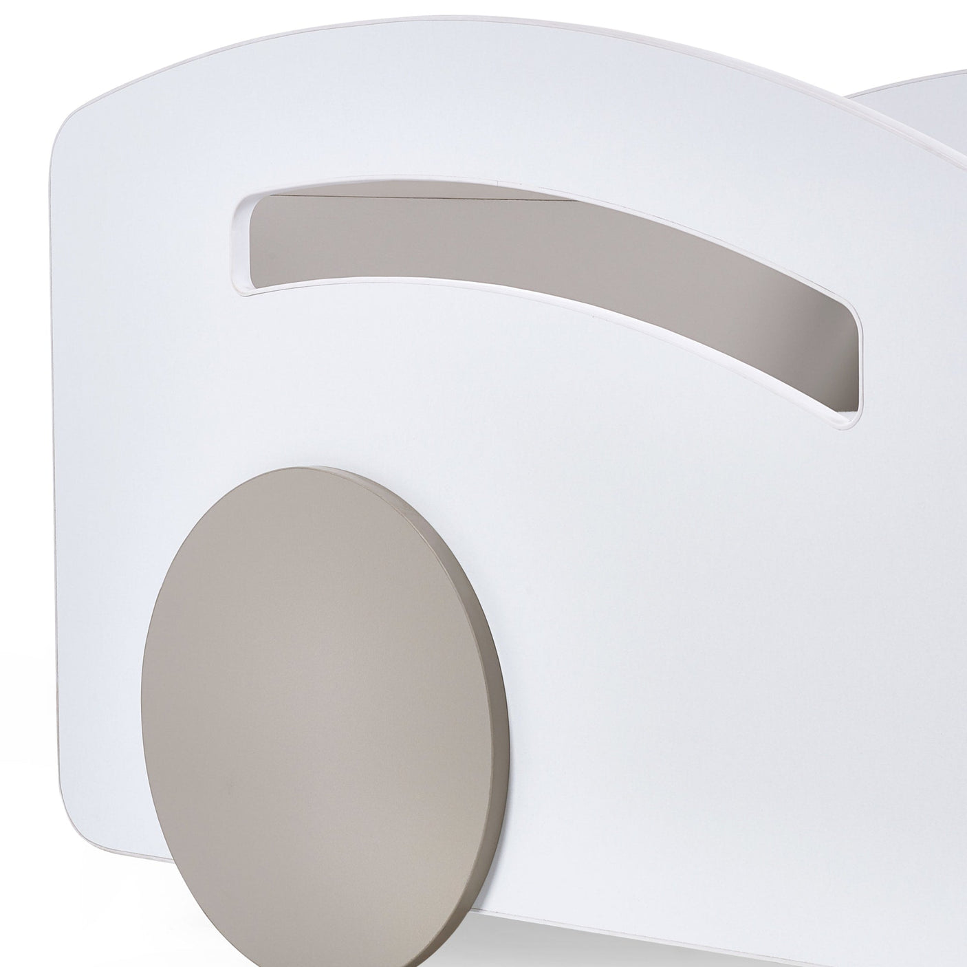 Atlantis Toddler Car Bed - White - ATL101