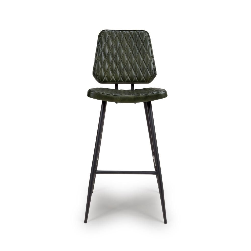 Austin Bar Chair - Green (sold in 2's) - Main Image