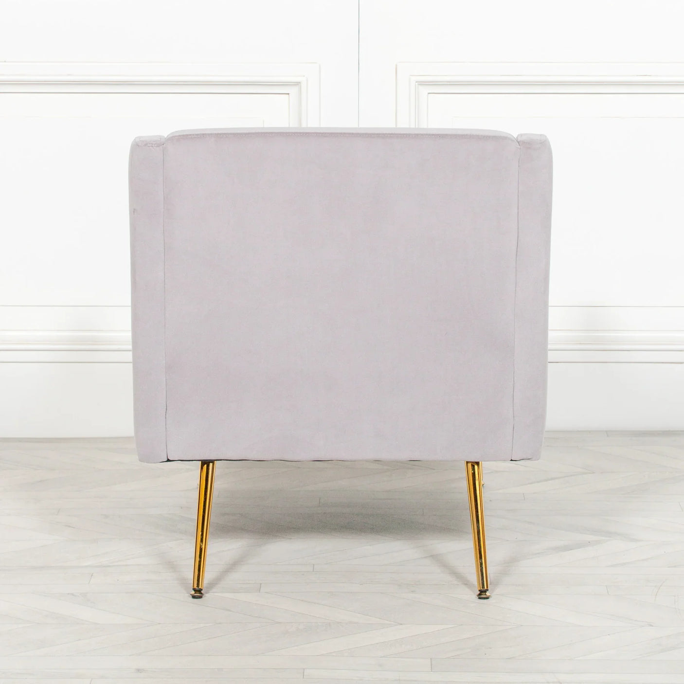 Grey Velvet Sofa Chair